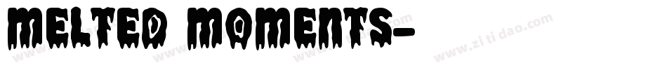 Melted Moments字体转换